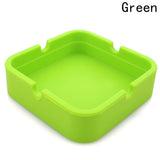 Square Silicone Ashtray | 6 Color Choices