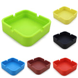 Square Silicone Ashtray | 6 Color Choices